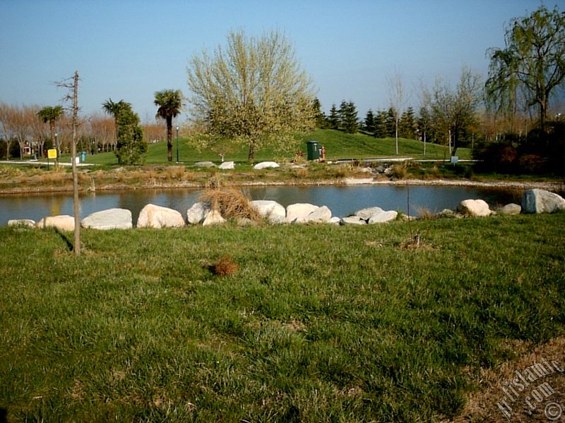 View of Botanical Park in Bursa city of Turkey.
