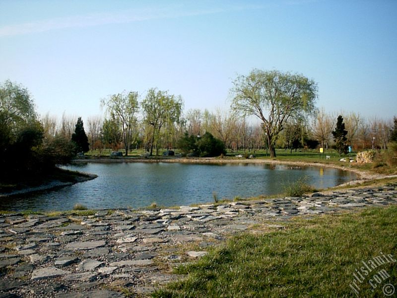 View of Botanical Park in Bursa city of Turkey.
